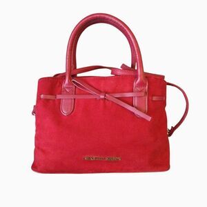 Y2K Christian Siriano for Payless Red Velvet Crossbody Handbag Purse